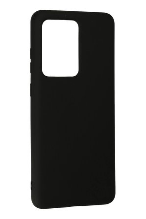 Newface Samsung Galaxy S20 Ultra Kılıf Nano içi Kadife Silikon - Siyah