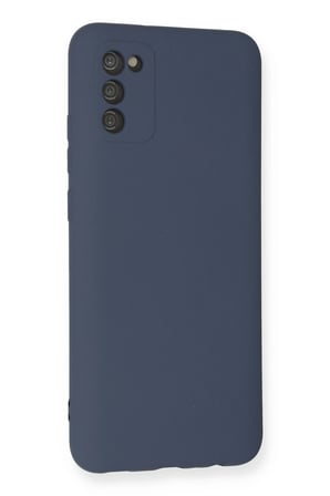 Newface Samsung Galaxy A03S Kılıf Nano içi Kadife Silikon - Gri