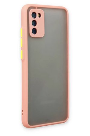 Newface Samsung Galaxy A02S Kılıf Montreal Silikon Kapak - Pembe