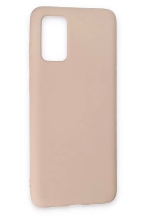 Newface Samsung Galaxy S20 Plus Kılıf Nano içi Kadife Silikon - Pudra