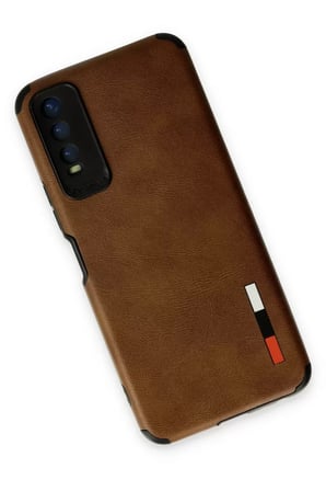 Newface Vivo Y11S Kılıf Loop Deri Silikon - Kahverengi