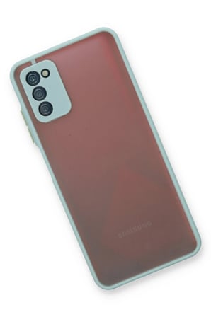Newface Samsung Galaxy A03S Kılıf Montreal Silikon Kapak - Turkuaz