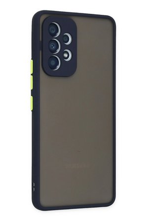 Newface Samsung Galaxy A33 5G Kılıf Montreal Silikon Kapak - Lacivert