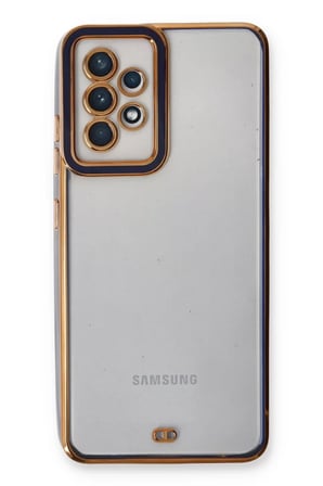 Newface Samsung Galaxy A53 5G Kılıf Liva Lens Silikon - Mavi