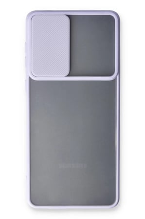 Newface Samsung Galaxy A33 5G Kılıf Palm Buzlu Kamera Sürgülü Silikon - Lila