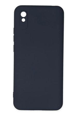 Newface Xiaomi Redmi 9A Kılıf Nano içi Kadife Silikon - Lacivert