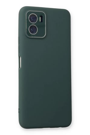 Newface Vivo Y15S Kılıf Lansman Glass Kapak - Koyu Yeşil