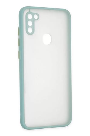 Newface Samsung Galaxy A11 Kılıf Montreal Silikon Kapak - Turkuaz
