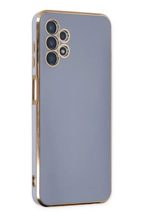 Newface Samsung Galaxy A13 4G Kılıf Volet Silikon - Mavi