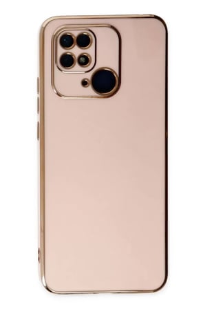 Newface Xiaomi Redmi 10C Kılıf Volet Silikon - Pembe