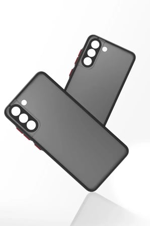 Newface Samsung Galaxy S21 FE Kılıf Montreal Silikon Kapak - Siyah