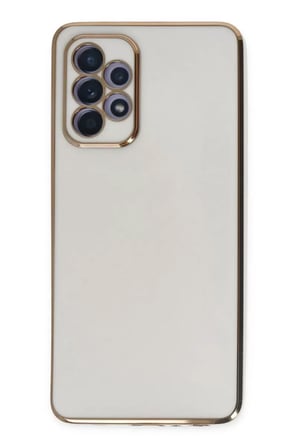 Newface Samsung Galaxy A52 Kılıf Volet Silikon - Beyaz