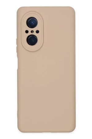 Newface Huawei Nova 9 SE Kılıf Nano içi Kadife Silikon - Pudra