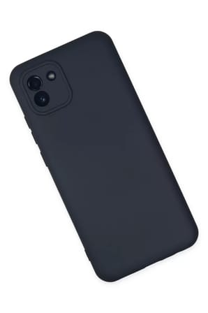Newface Samsung Galaxy A03 Kılıf Nano içi Kadife Silikon - Lacivert
