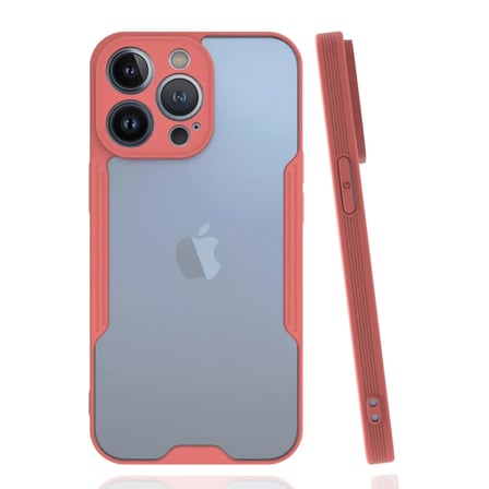 Newface Apple iPhone 14 Pro Max Kılıf Platin Silikon - Pembe