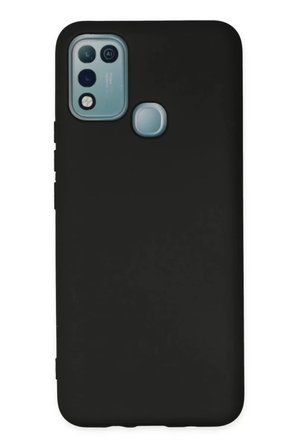 Newface İnfinix Hot 10 Play Kılıf Nano içi Kadife Silikon - Siyah