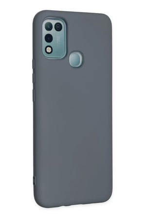 Newface İnfinix Hot 10 Play Kılıf Nano içi Kadife Silikon - Gri
