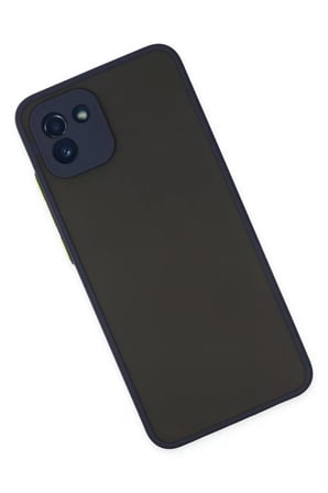 Newface Samsung Galaxy A03 Kılıf Montreal Silikon Kapak - Lacivert