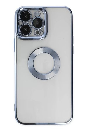 Newface Apple iPhone 14 Pro Max Kılıf Slot Silikon - Sierra Blue