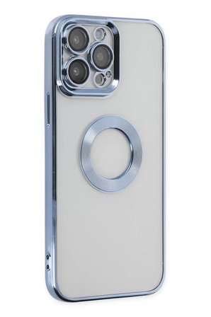Newface Apple iPhone 14 Pro Max Kılıf Slot Silikon - Sierra Blue
