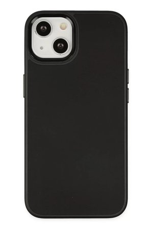 Newface Apple iPhone 14 Plus Kılıf Asya Deri Silikon - Siyah