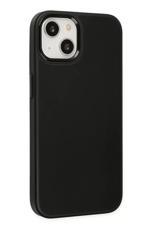 Newface Apple iPhone 14 Plus Kılıf Asya Deri Silikon - Siyah