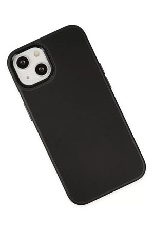 Newface Apple iPhone 14 Plus Kılıf Asya Deri Silikon - Siyah