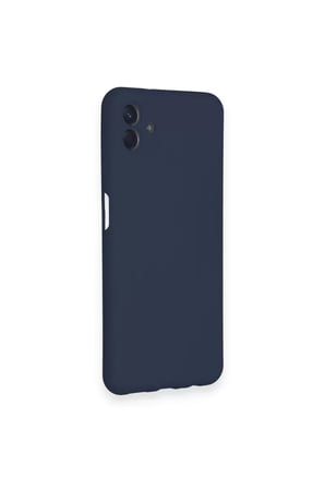 Newface Samsung Galaxy A04 Kılıf Nano içi Kadife Silikon - Lacivert