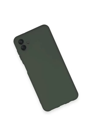Newface Samsung Galaxy A04 Kılıf Nano içi Kadife Silikon - Koyu Yeşil