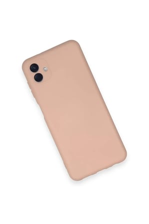 Newface Samsung Galaxy A04 Kılıf Nano içi Kadife Silikon - Pudra
