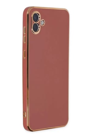 Newface Samsung Galaxy A04 Kılıf Volet Silikon - Kırmızı