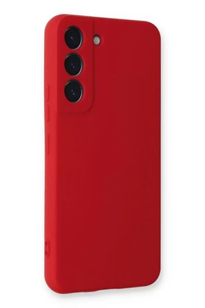 Newface Samsung Galaxy S23 Kılıf Nano içi Kadife Silikon - Kırmızı