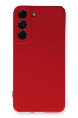 Newface Samsung Galaxy S23 Plus Kılıf Nano içi Kadife Silikon - Kırmızı