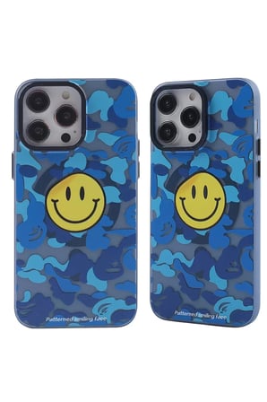Newface Apple iPhone 14 Pro Max Kılıf Apollo Magneticsafe Desenli Kapak - Apollo Mavi - 1