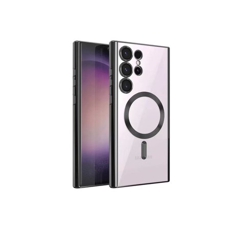 Newface Samsung Galaxy S23 Ultra Kılıf Kross Magneticsafe Kapak - Siyah
