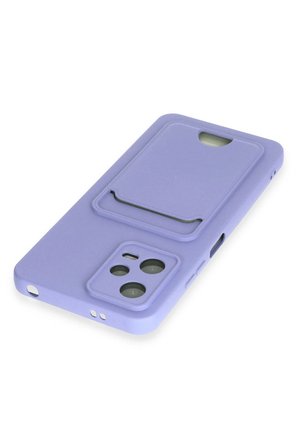 Newface Xiaomi Redmi Note 12 4G Kılıf Kelvin Kartvizitli Silikon - Lila