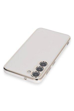 Newface Samsung Galaxy S23 Kılıf Volet Silikon - Beyaz