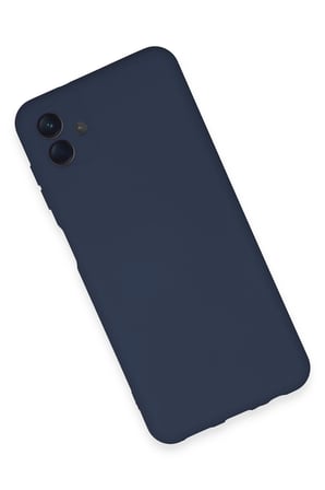 Newface Samsung Galaxy A04E Kılıf Nano içi Kadife Silikon - Lacivert
