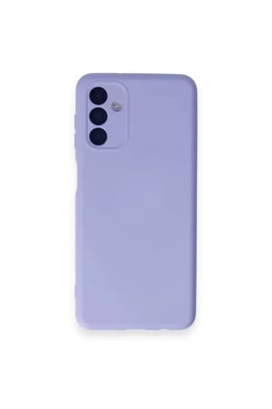 Newface Samsung Galaxy A14 4G Kılıf Nano içi Kadife Silikon - Lila