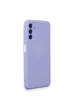 Newface Samsung Galaxy A14 4G Kılıf Nano içi Kadife Silikon - Lila