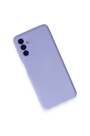 Newface Samsung Galaxy A14 4G Kılıf Nano içi Kadife Silikon - Lila