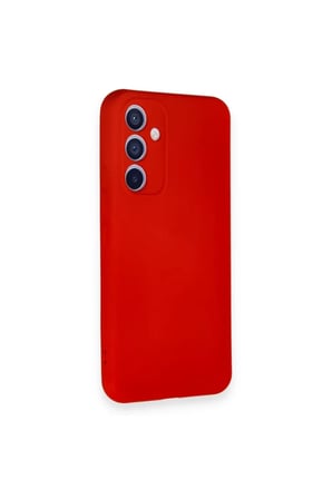 Newface Samsung Galaxy A54 5G Kılıf Nano içi Kadife Silikon - Kırmızı