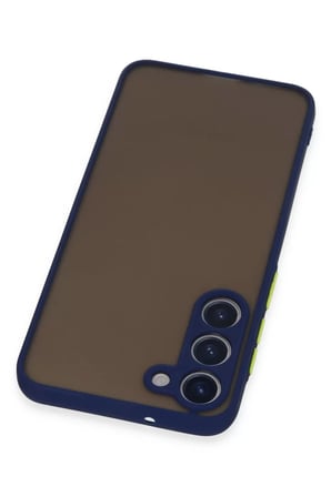 Newface Samsung Galaxy S23 Kılıf Montreal Silikon Kapak - Lacivert