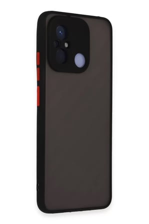 Newface Xiaomi Redmi 12C Kılıf Montreal Silikon Kapak - Siyah
