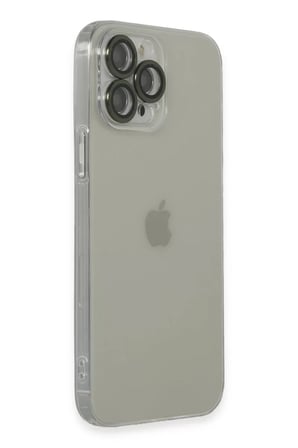 Newface Apple iPhone 13 Pro Max Kılıf Luko Lens Silikon - Yeşil