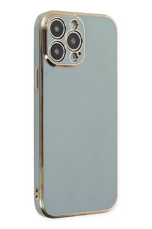 Newface Apple iPhone 15 Pro Max Kılıf Volet Silikon - Açık Yeşil