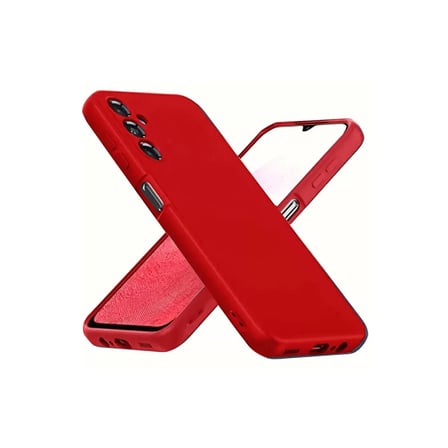 Newface Samsung Galaxy A34 5G Kılıf First Silikon - Kırmızı