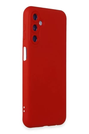 Newface Samsung Galaxy M34 5G Kılıf Nano içi Kadife Silikon - Kırmızı