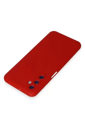 Newface Samsung Galaxy M34 5G Kılıf Nano içi Kadife Silikon - Kırmızı