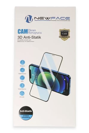 Newface Xiaomi Redmi 12 3D Antistatik Cam Ekran Koruyucu
